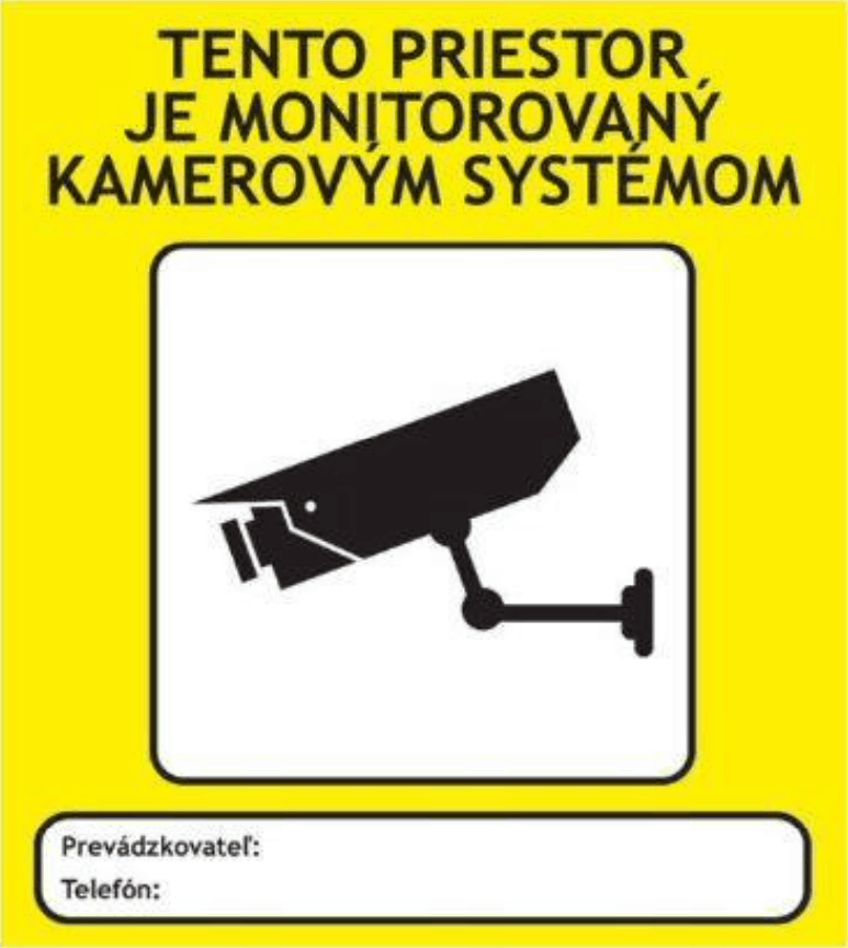 Priestor monitorovany